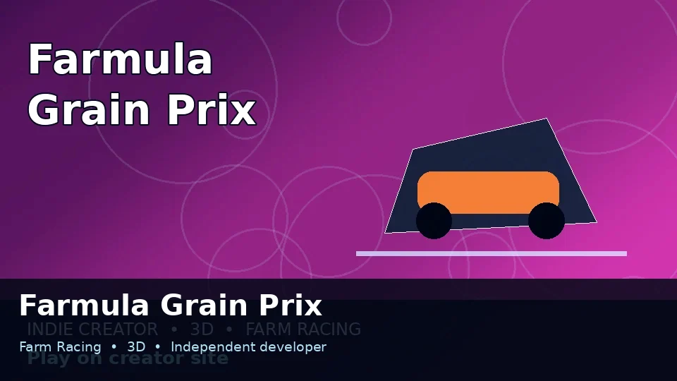 Illustration for Farmula Grain Prix